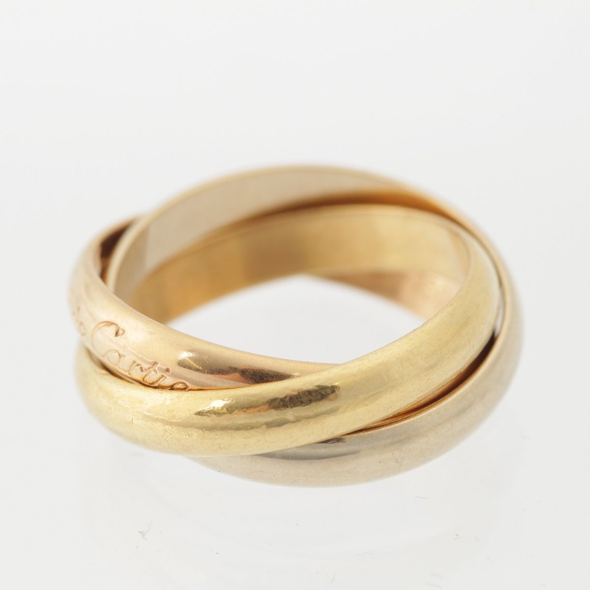 Cartier Trinity Ring 18k White Gold Pg Wg — view 2