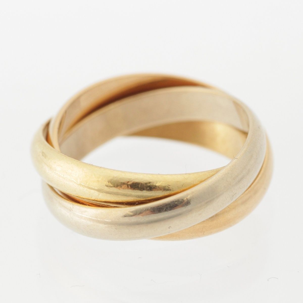Cartier Trinity Ring 18k White Gold Pg Wg — view 3