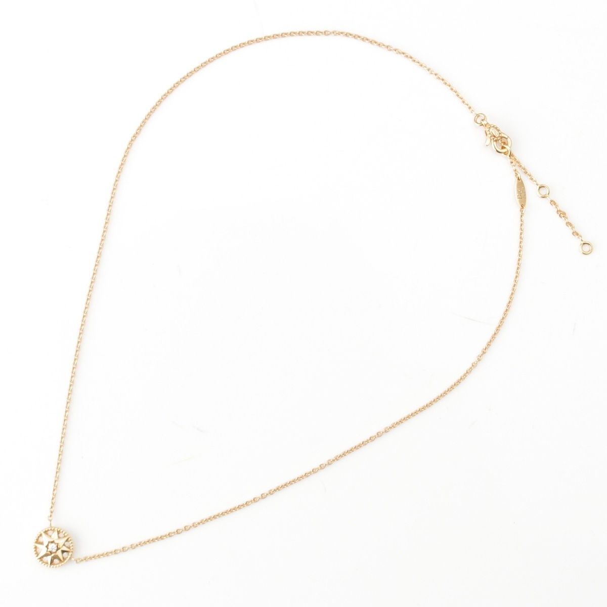 Dior Rose Des Vins Diamond Necklace Gold — view 3