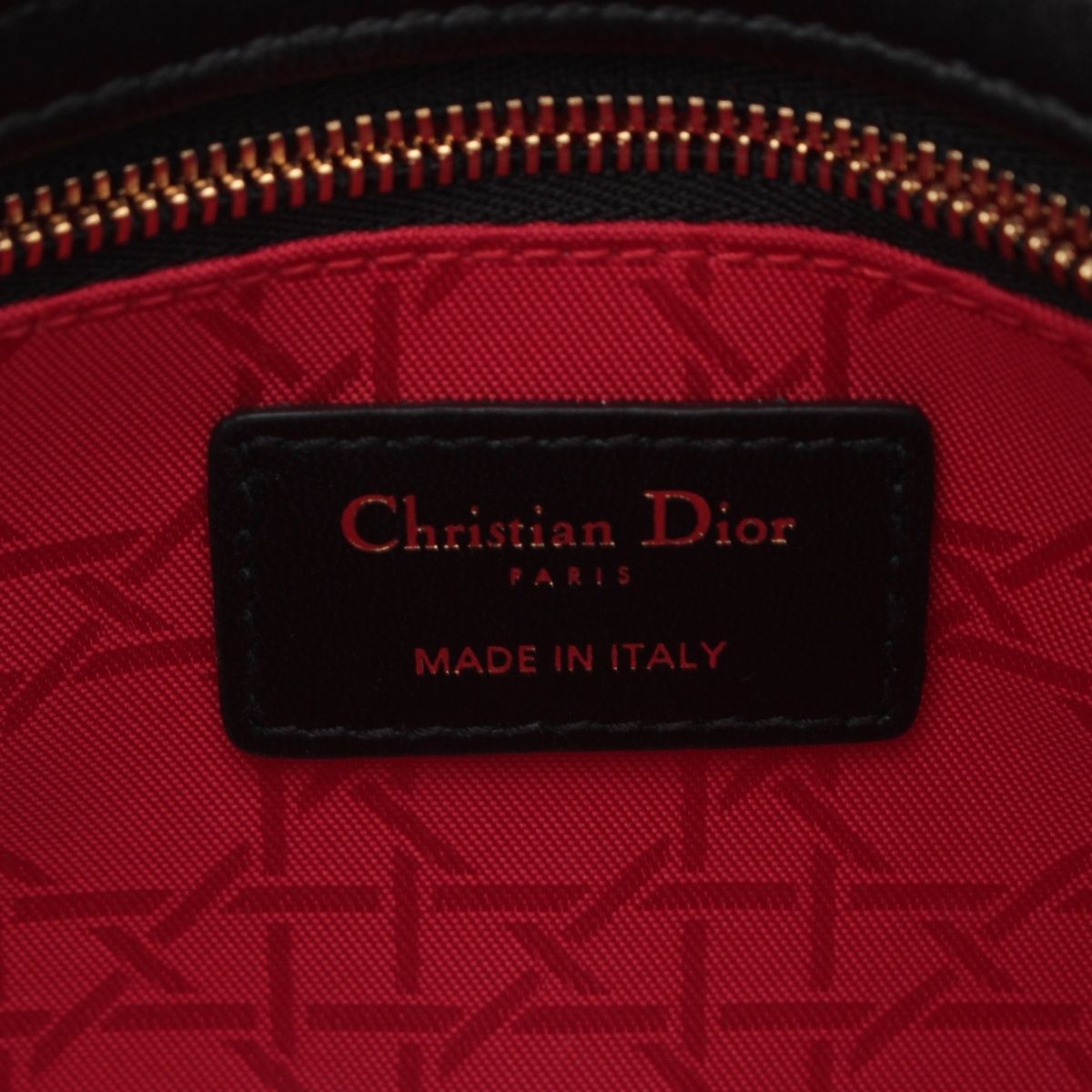 Dior Leather My Lady Dior 2-Way Handbag Black — view 7