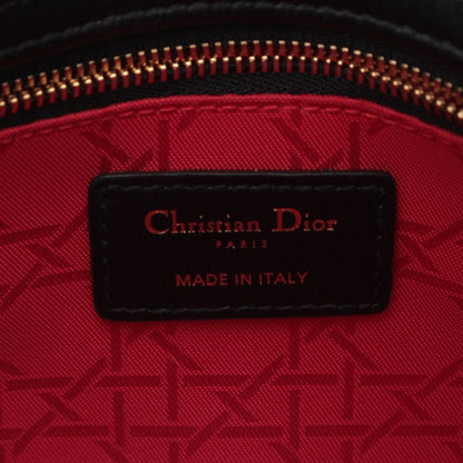 Dior Leather My Lady Dior 2-Way Handbag Black — view 7