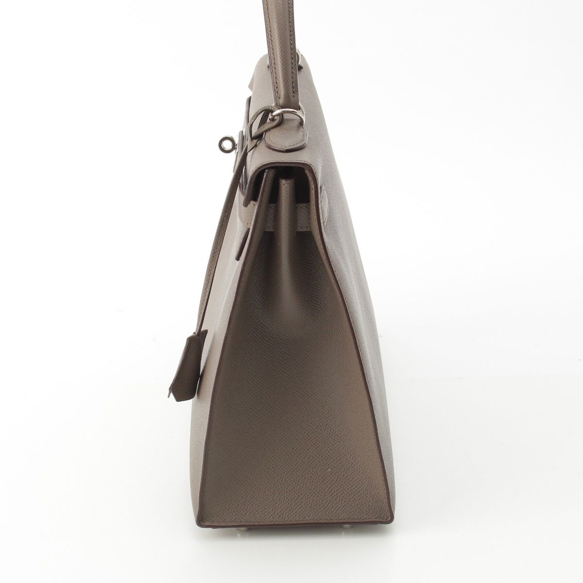 Hermes Kelly 32 Epsom 2-Way Silver Handbag Etain — view 3
