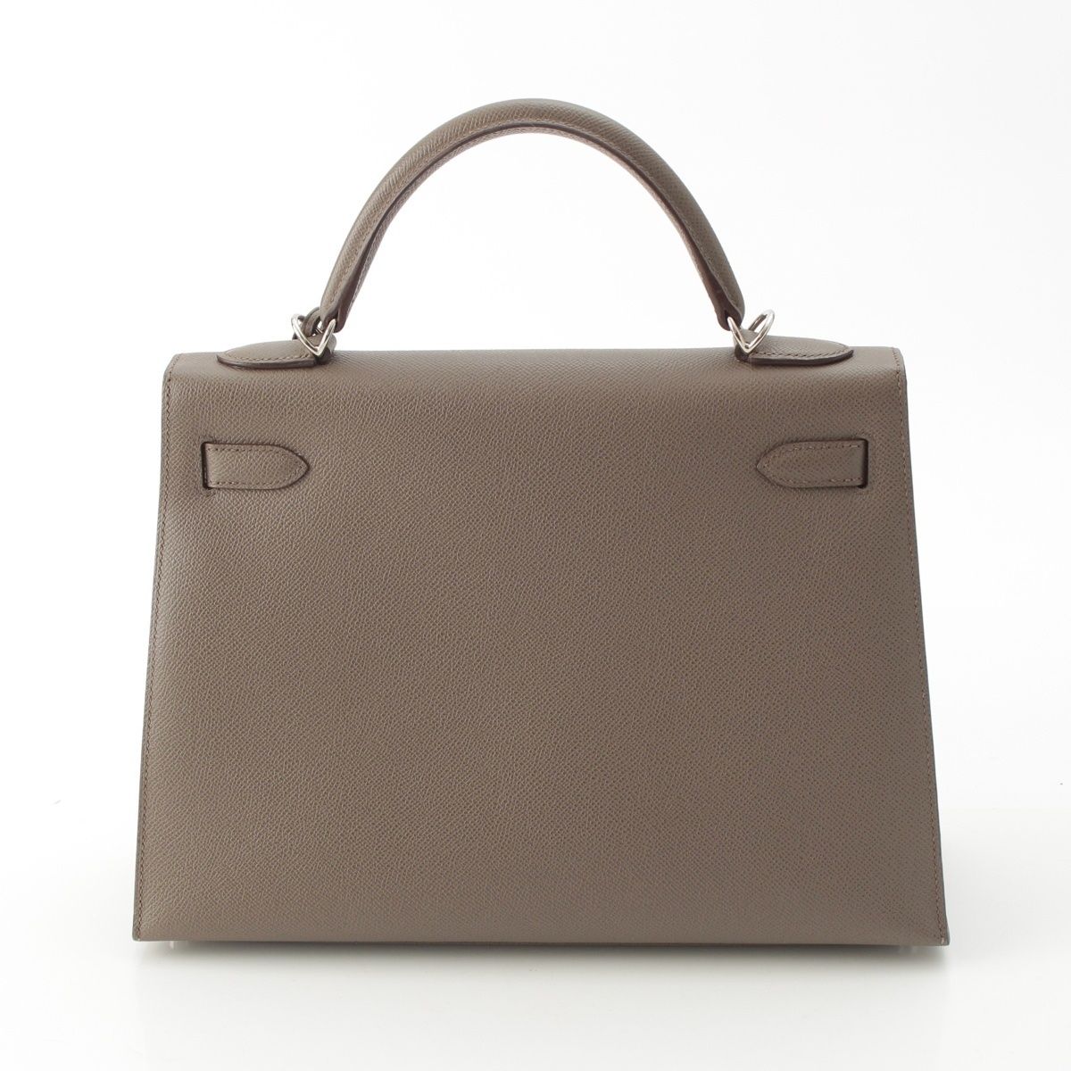 Hermes Kelly 32 Epsom 2-Way Silver Handbag Etain — view 4