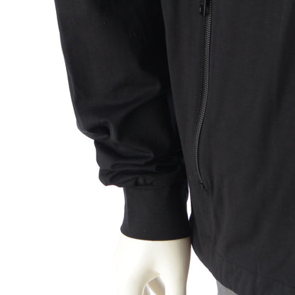 Prada Cotton Nylon Re-Nylon Triangle Logo Hooded Hoodie Black XL — view 6