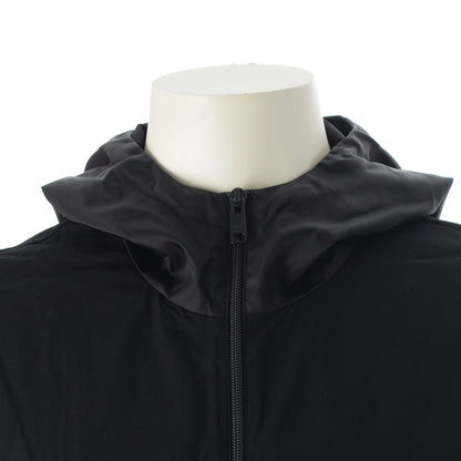 Prada Cotton Nylon Re-Nylon Triangle Logo Hooded Hoodie Black XL — view 5