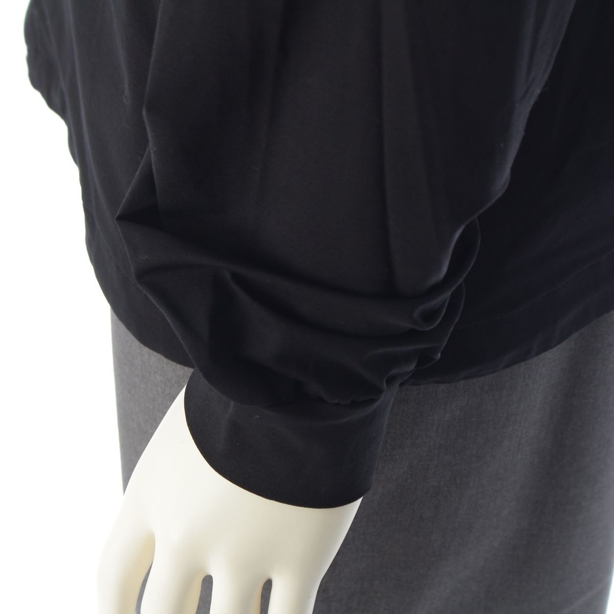 Prada Cotton Nylon Re-Nylon Triangle Logo Hooded Hoodie Black XL — view 7