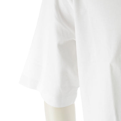 Prada Triangle Logo Oversize Short Sleeve T-Shirt Top White — view 6