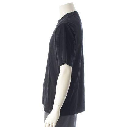 Prada Triangle Logo Oversize Short Sleeve T-Shirt Top Black — view 3