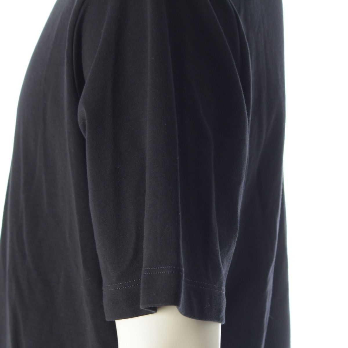 Prada Triangle Logo Oversize Short Sleeve T-Shirt Top Black — view 7