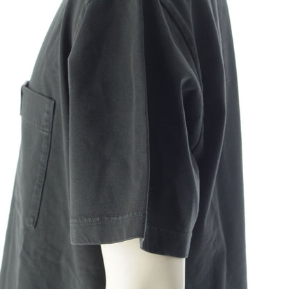 Dior Cotton Logo Leather Patch Relaxed Fit Jersey Short Sleeve T-Shirt Black — view 7