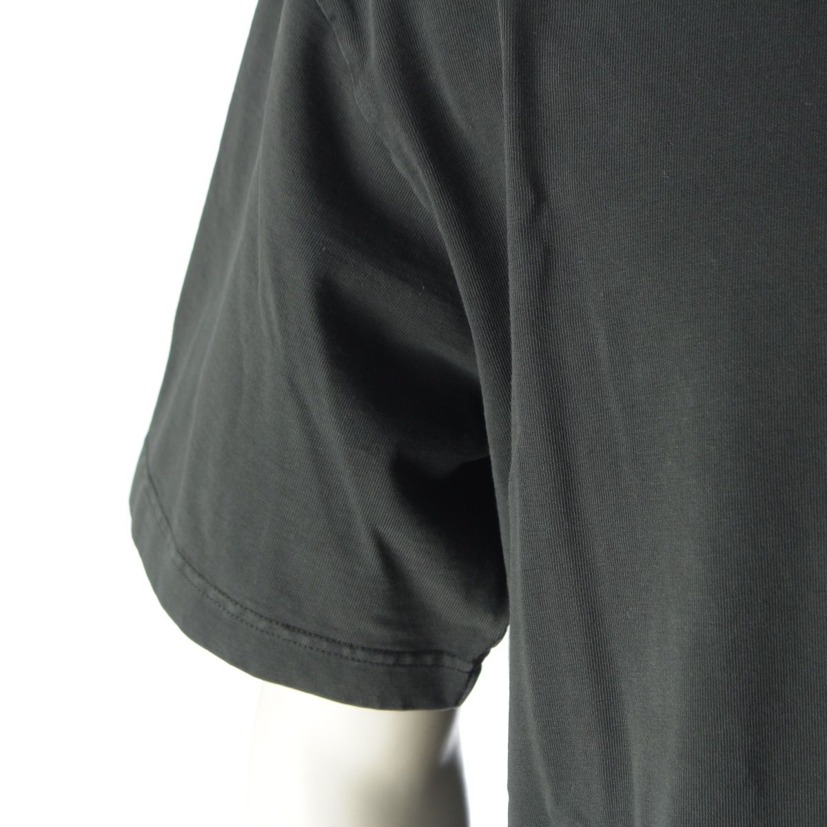 Dior Cotton Logo Leather Patch Relaxed Fit Jersey Short Sleeve T-Shirt Black — view 6
