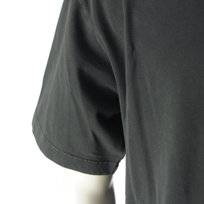 Dior Cotton Logo Leather Patch Relaxed Fit Jersey Short Sleeve T-Shirt Black — view 6