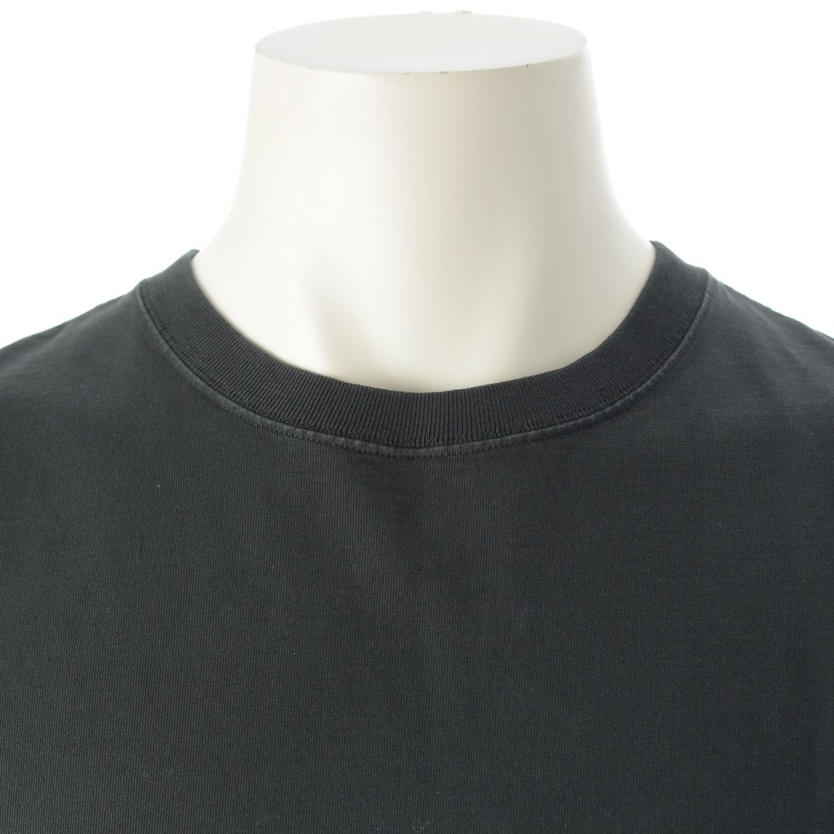 Dior Cotton Logo Leather Patch Relaxed Fit Jersey Short Sleeve T-Shirt Black — view 5
