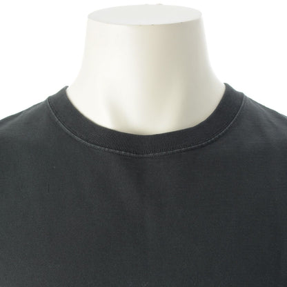 Dior Cotton Logo Leather Patch Relaxed Fit Jersey Short Sleeve T-Shirt Black — view 5