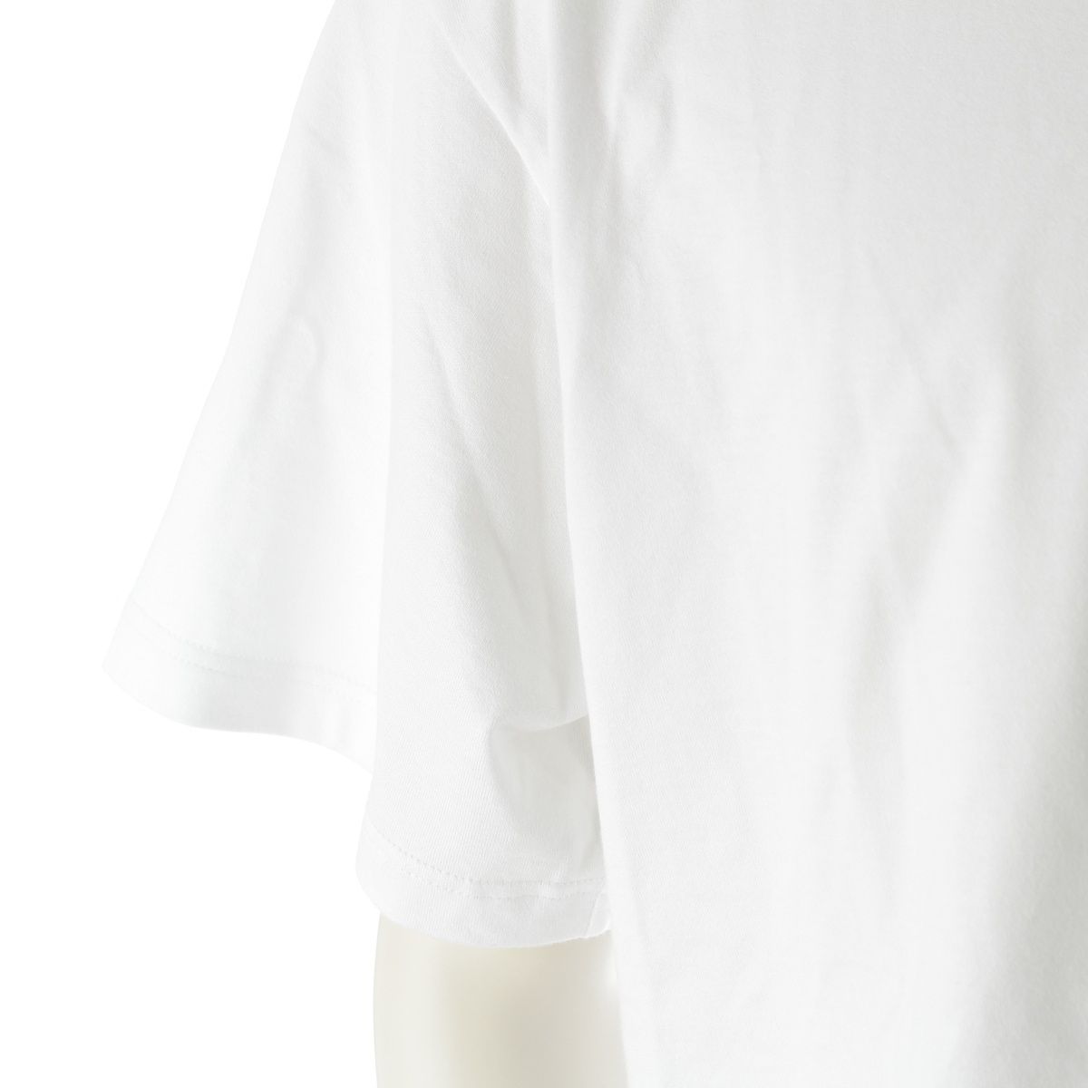 Dior Cotton Logo Embroidery Relaxed Fit Jersey Short Sleeve T-Shirt White XL — view 6