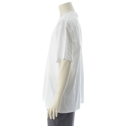 Dior Cotton Logo Embroidery Relaxed Fit Jersey Short Sleeve T-Shirt White XL — view 3