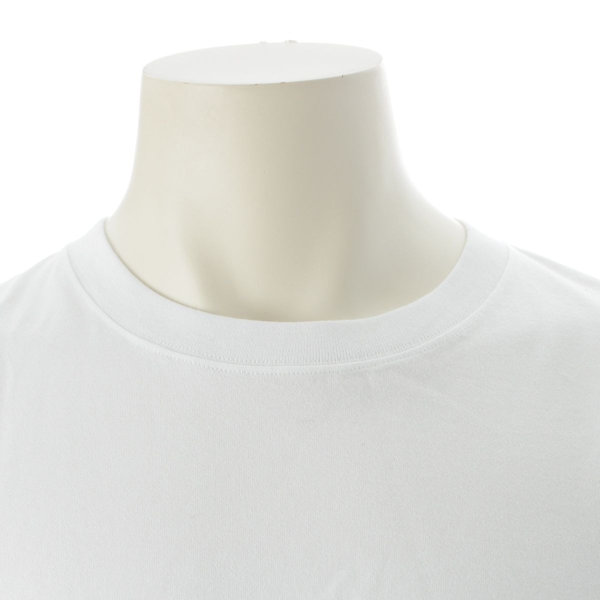 Dior Cotton Logo Embroidery Relaxed Fit Jersey Short Sleeve T-Shirt White XL — view 5