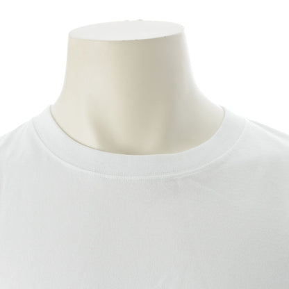 Dior Cotton Logo Embroidery Relaxed Fit Jersey Short Sleeve T-Shirt White XL — view 5