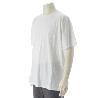 Dior Cotton Logo Embroidery Relaxed Fit Jersey Short Sleeve T-Shirt White XL — view 2