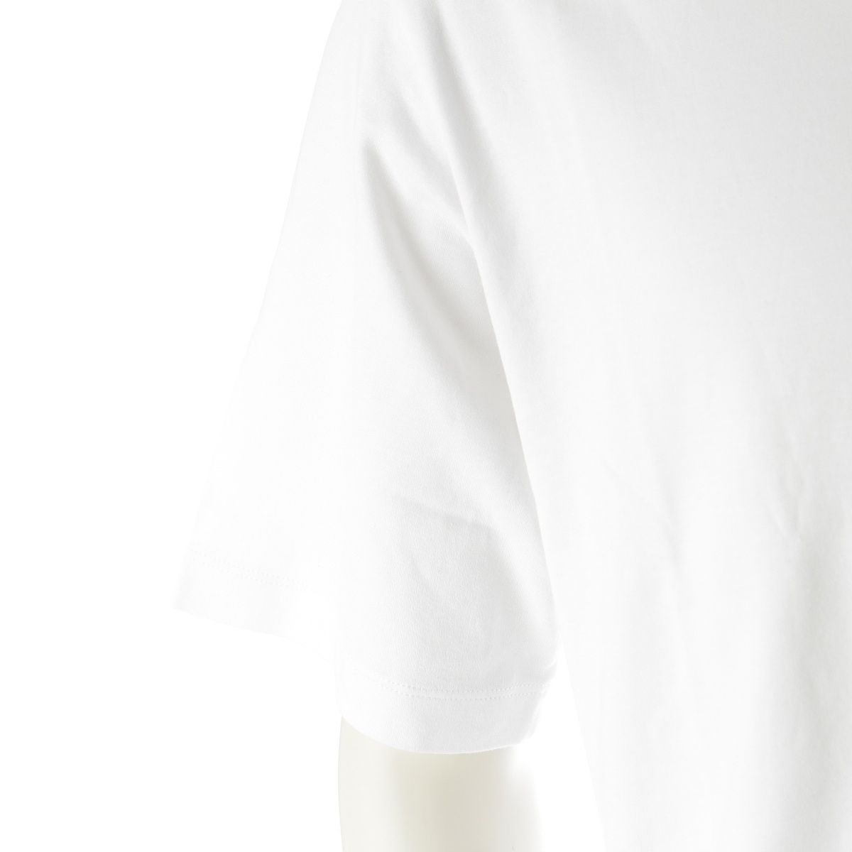 Prada Triangle Logo Oversize Short Sleeve T-Shirt Top White — view 6