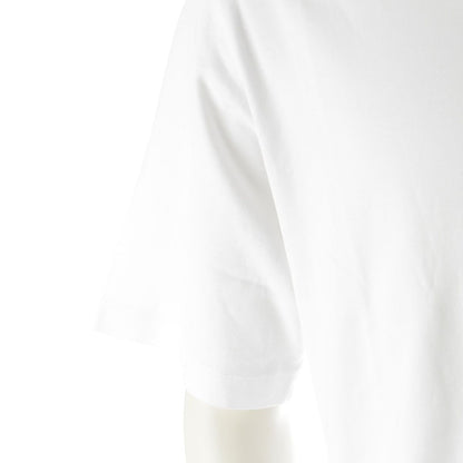 Prada Triangle Logo Oversize Short Sleeve T-Shirt Top White — view 6