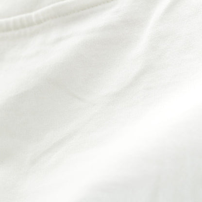 Celine Happy Print Crew Neck Short Sleeve T-Shirt Top White — view 9