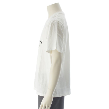 Celine Happy Print Crew Neck Short Sleeve T-Shirt Top White — view 3