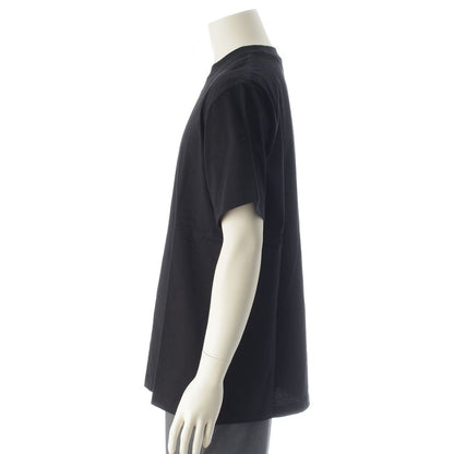Dior Front Logo Patch Short Sleeve T-Shirt Top Black — view 3
