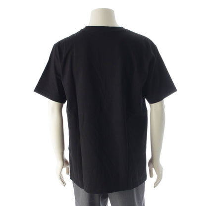 Dior Front Logo Patch Short Sleeve T-Shirt Top Black — view 4