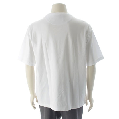 Prada Triangle Logo Oversize Short Sleeve T-Shirt Top White — view 4