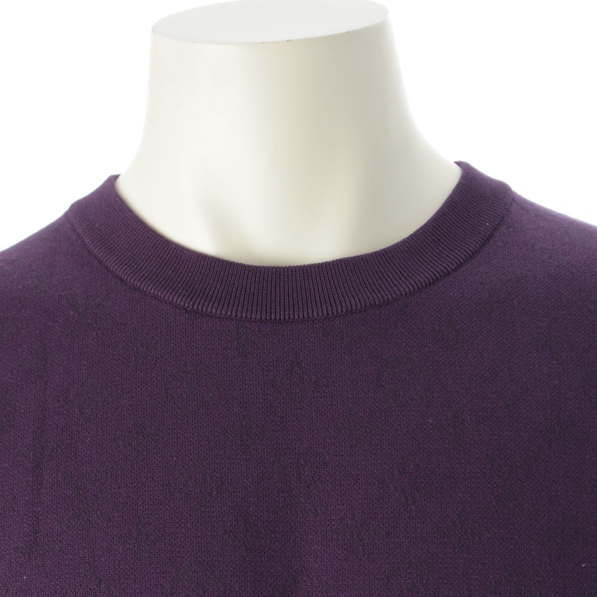Louis Vuitton Monogram Jacquard Gradient Short Sleeve Crew Neck Top Purple — view 5