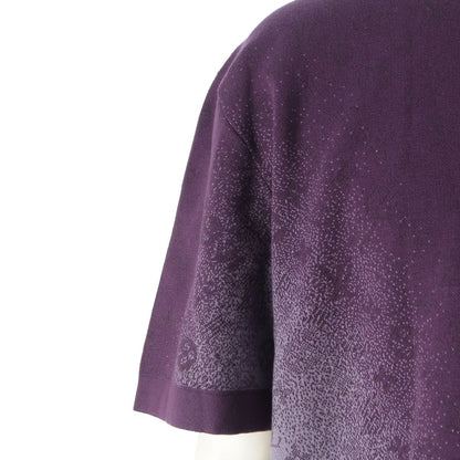 Louis Vuitton Monogram Jacquard Gradient Short Sleeve Crew Neck Top Purple — view 6