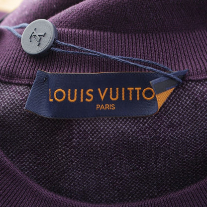 Louis Vuitton Monogram Jacquard Gradient Short Sleeve Crew Neck Top Purple — view 9