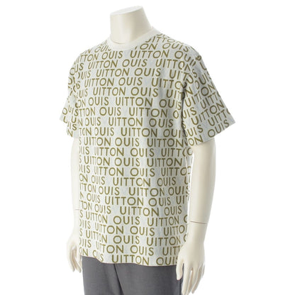 Louis Vuitton Jacquard Signature Short Sleeve Crew Neck Top Green — view 2