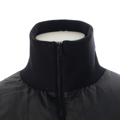 Celine Triomphe Logo Patch Puff Fur Down Jacket Black 48 — view 5