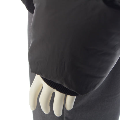 Celine Triomphe Logo Patch Puff Fur Down Jacket Black 48 — view 7