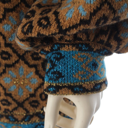 Gucci Wool Mohair Resort Collection Michele GG Pattern Visual Button Floral — view 6
