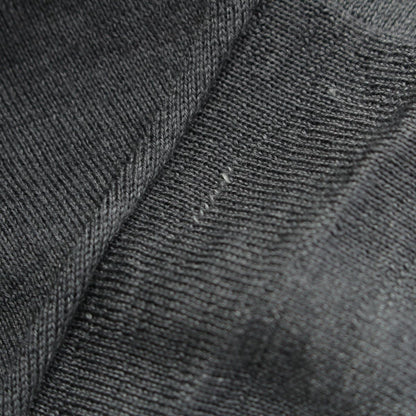 Prada Cashmere Silk Triangle Logo Classic Crew Neck Knit Sweater Gray 52 — view 8