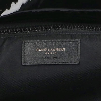 Saint Laurent Paris Logo Patent Maxi Tote — view 3