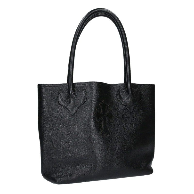Chrome Hearts FS Tote Leather with Cross Patch