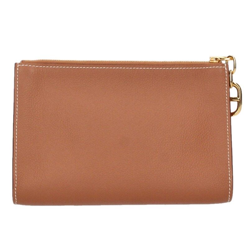 Hermes Zip Azap PM Leather Pouch with Chaine D'ancre PM — view 2