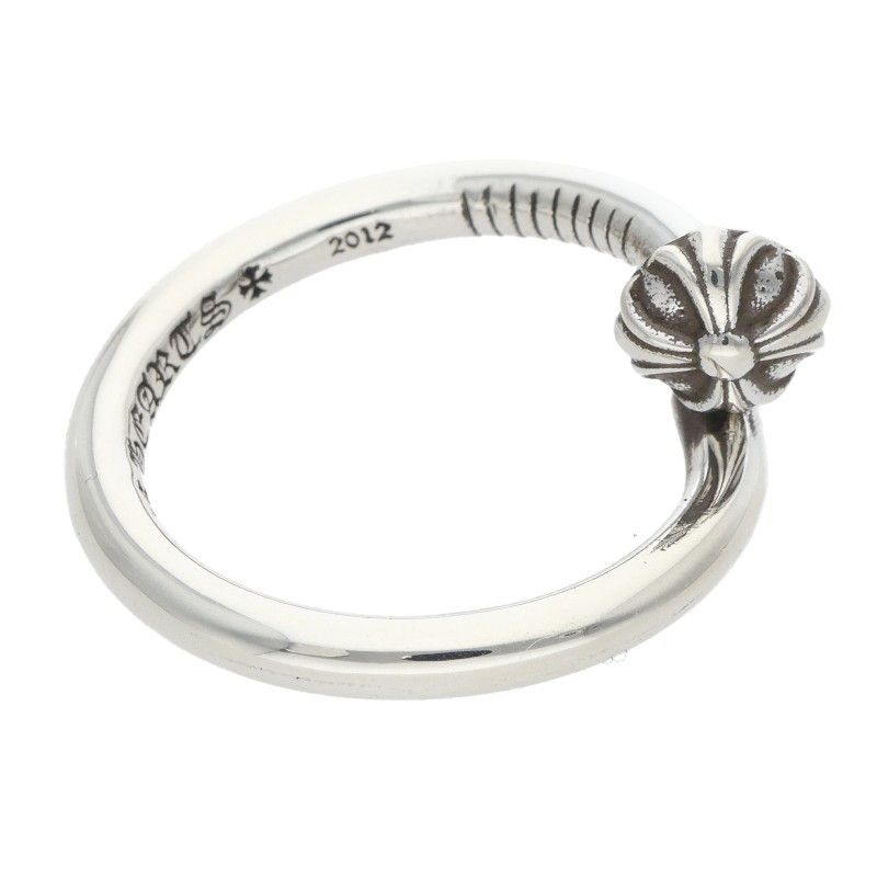 Chrome Hearts Nail Crsball Cross Ball Silver Ring — view 5