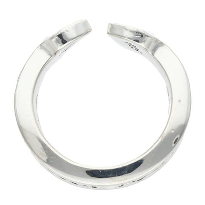 Chrome Hearts LG Scroll Label Silver Ring — view 5