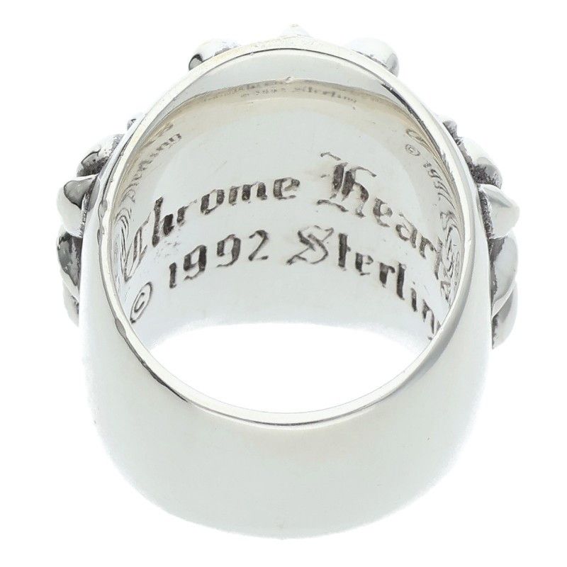 Chrome Hearts Keeper Silver Ring — view 2