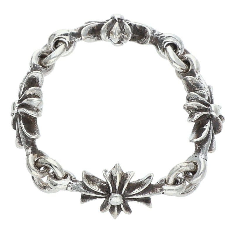 Chrome Hearts Ring Tny CH Pls Tiny Ech Plus Silver