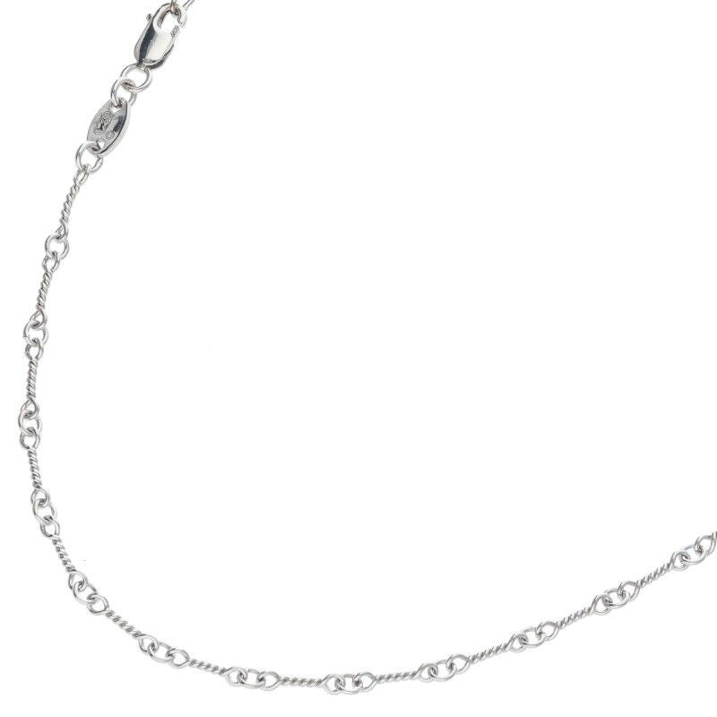 Chrome Hearts Neckchain Twist Chain White Gold Necklace