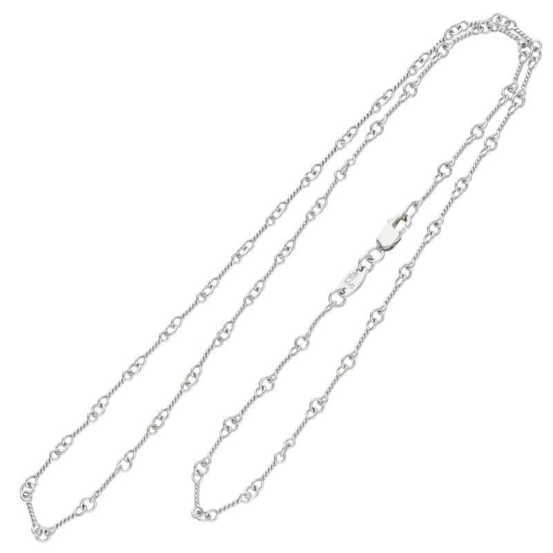 Chrome Hearts Neckchain Twist Chain White Gold Necklace — view 2