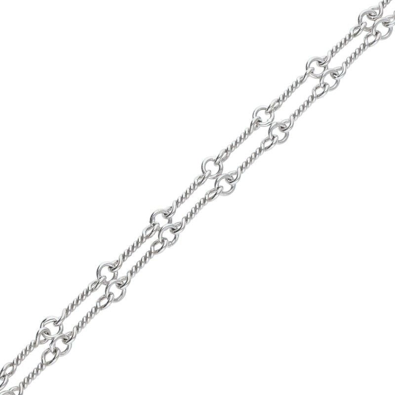 Chrome Hearts Neckchain Twist Chain White Gold Necklace — view 5