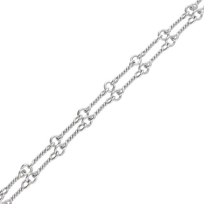 Chrome Hearts Neckchain Twist Chain White Gold Necklace — view 5