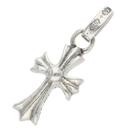 Chrome Hearts Crs Baby Fat P Dmnd Fat Pave Diamond Charm Silver Necklace Top — view 2